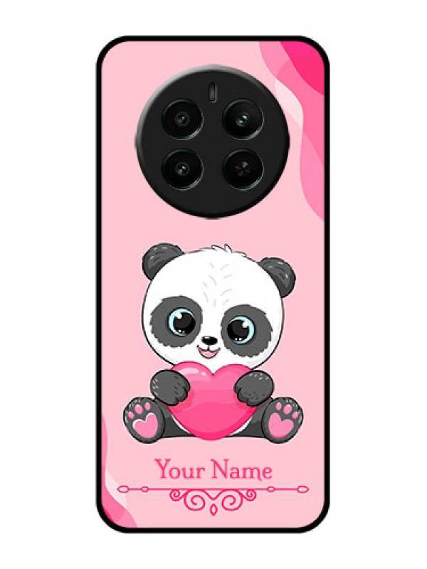 Custom Narzo 70 Pro 5G Custom Glass Phone Case - Cute Panda Design