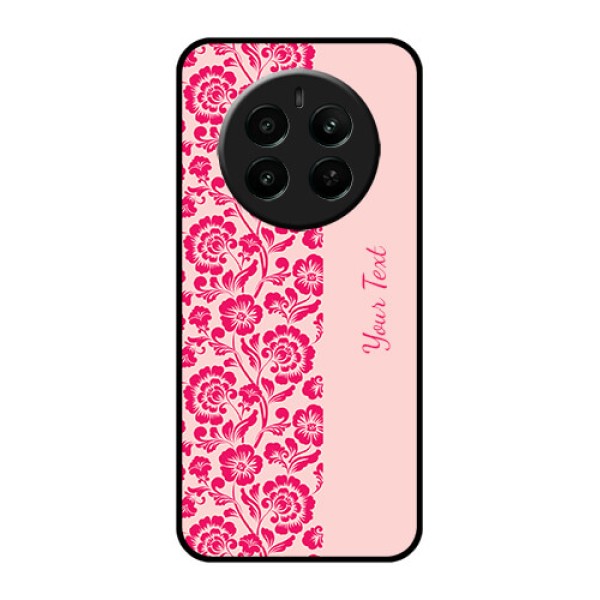 Narzo 70 Pro 5G Custom Glass Phone Case - Attractive Floral Pattern Design