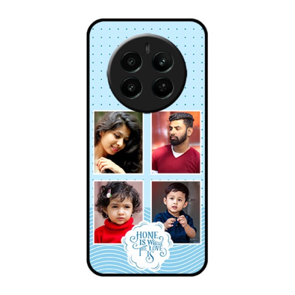 Narzo 70 Pro 5G Custom Glass Phone Case - Cute Love Quote With 4 Pic Upload Design Narzo 70 Pro 5G Custom Glass Phone Case - Cute Love Quote With 4 Pic Upload Design