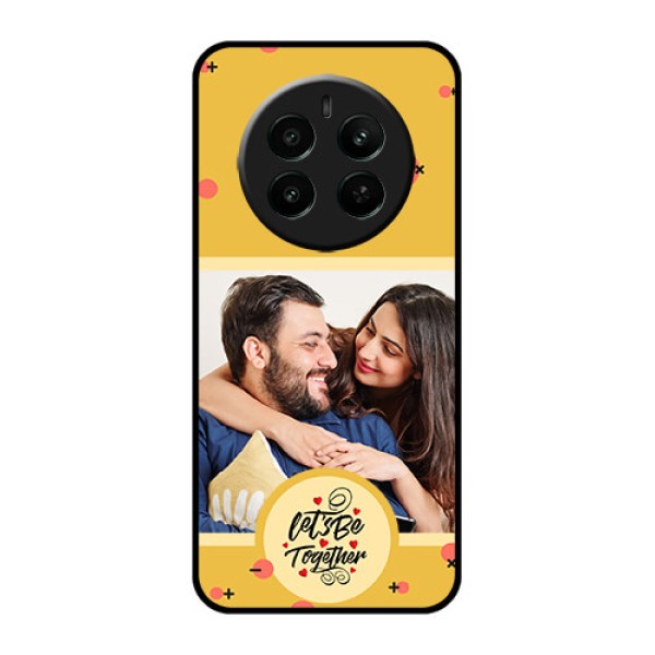 Narzo 70 Pro 5G Custom Glass Phone Case - Lets Be Together Design Narzo 70 Pro 5G Custom Glass Phone Case - Lets Be Together Design