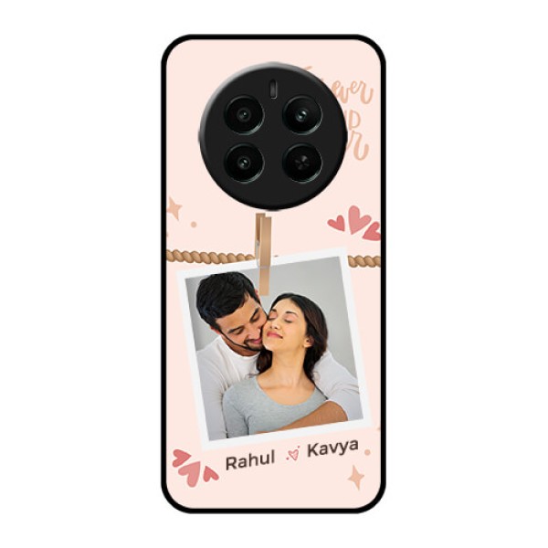 Narzo 70 Pro 5G Custom Glass Phone Case - Forever And Ever Love Design Narzo 70 Pro 5G Custom Glass Phone Case - Forever And Ever Love Design