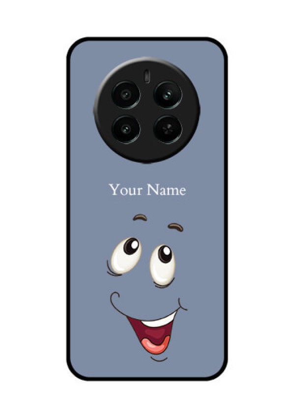 Narzo 70 Pro 5G Custom Glass Phone Case - Laughing Cartoon Face Design