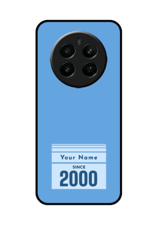 Narzo 70 Pro 5G Custom Glass Phone Case - Custom Year Of Birth Design