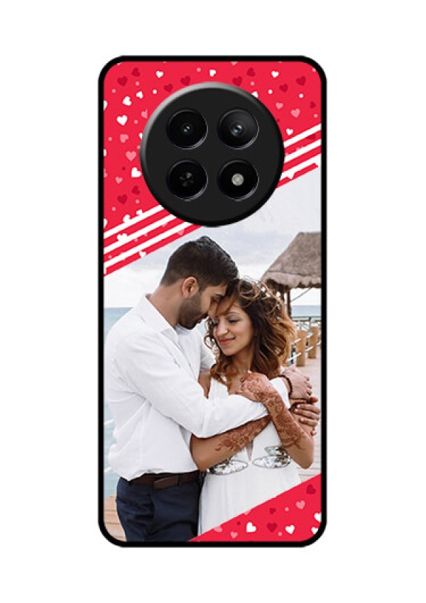 Realme Narzo 70X 5G Custom Glass Phone Case - Valentines Gift Design