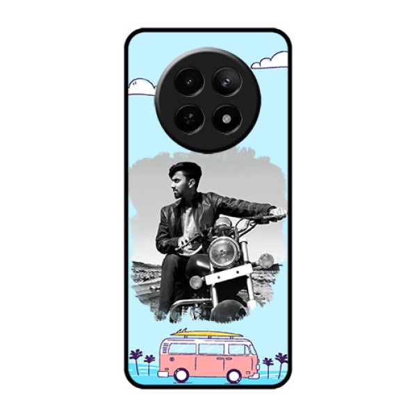 Realme Narzo 70X 5G Custom Glass Phone Case - Travel & Adventure Design