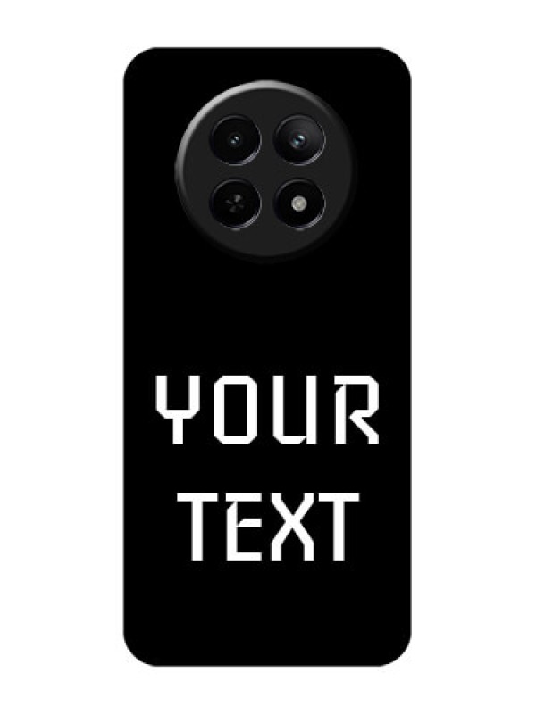 Custom Realme Narzo 70X 5G Custom Glass Phone Case - Your Name Design