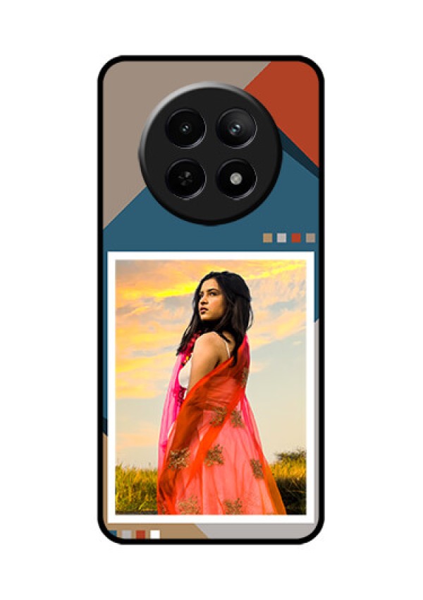 Realme Narzo 70X 5G Custom Glass Phone Case - Retro Color Pallet Design