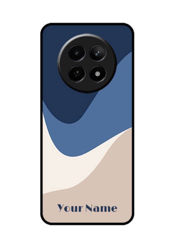 Realme Narzo 70X 5G Custom Glass Phone Case - Abstract Drip Art Design