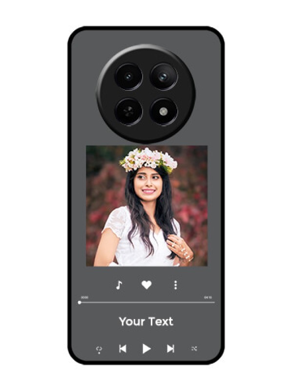 Custom Realme Narzo 70X 5G Custom Glass Phone Case - Play The Music Design