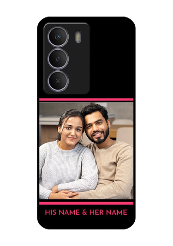 Realme Narzo 80 Lite Custom Glass Phone Case - With Add Text Design