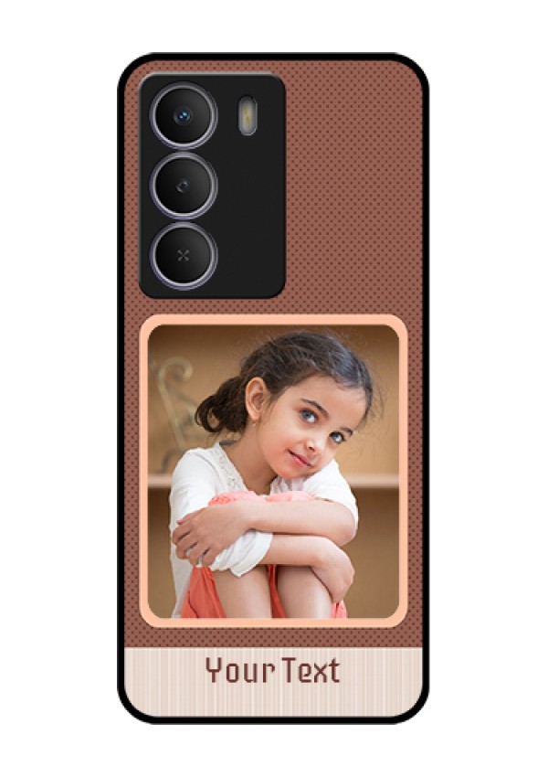Realme Narzo 80 Lite Custom Glass Phone Case - Simple Pic Upload Design