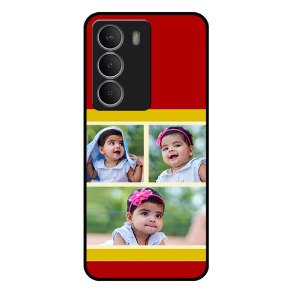 Realme Narzo 80 Lite Custom Glass Phone Case - Multiple Pic Upload Design Realme Narzo 80 Lite Custom Glass Phone Case - Multiple Pic Upload Design