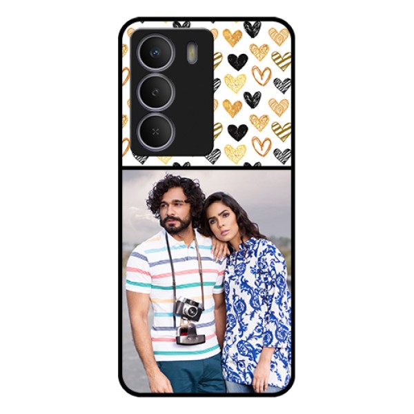 Realme Narzo 80 Lite Custom Glass Phone Case - Love Symbol Design