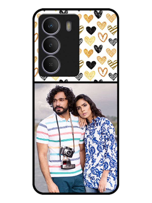 Custom Realme Narzo 80 Lite Custom Glass Phone Case - Love Symbol Design