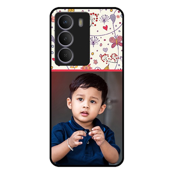 Realme Narzo 80 Lite Custom Glass Phone Case - Premium Floral Design