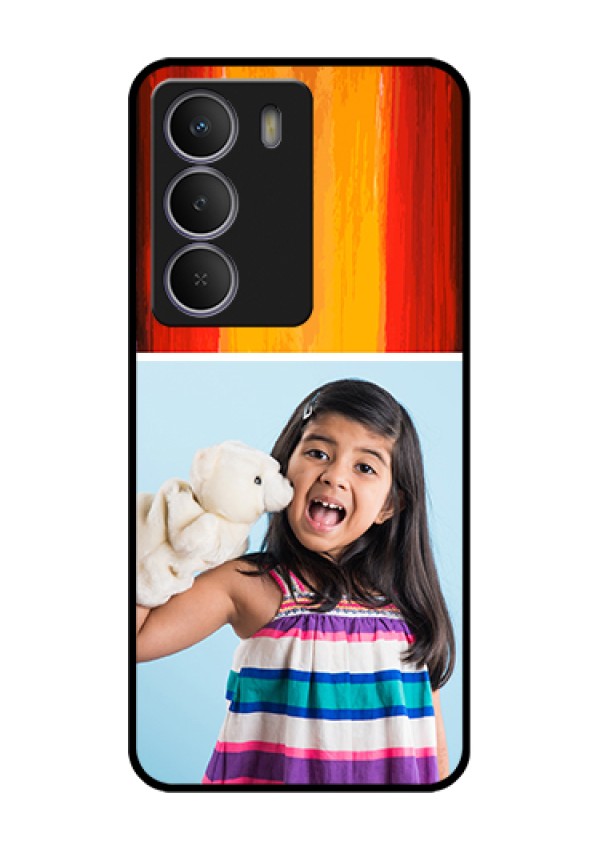 Realme Narzo 80 Lite Custom Glass Phone Case - Multi Color Design