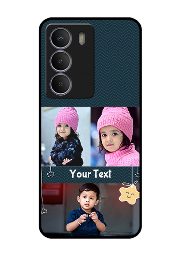 Realme Narzo 80 Lite Custom Glass Phone Case - Hanging Stars Design
