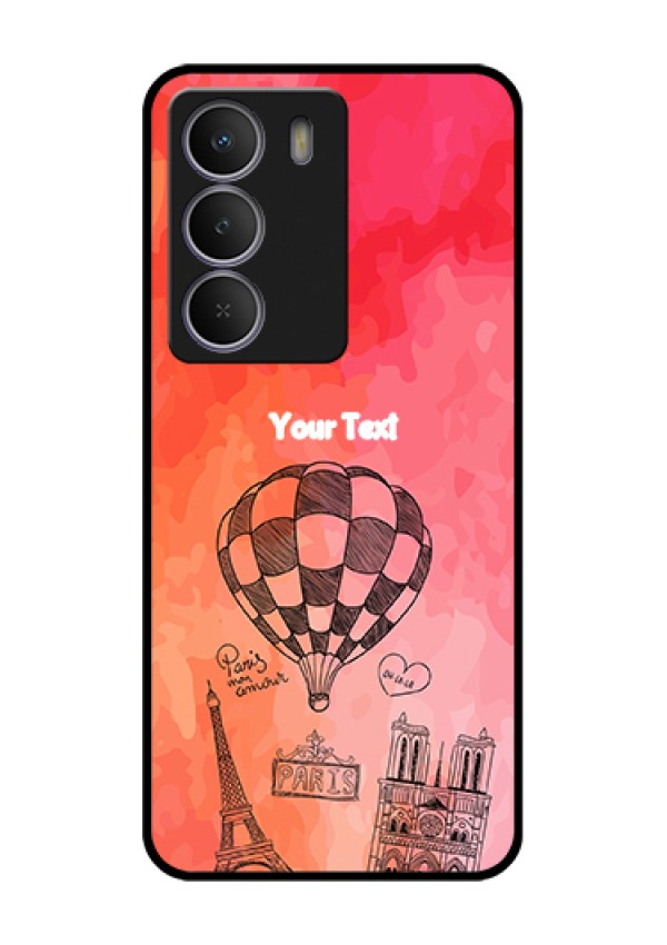 Realme Narzo 80 Lite Custom Glass Phone Case - Paris Theme Design