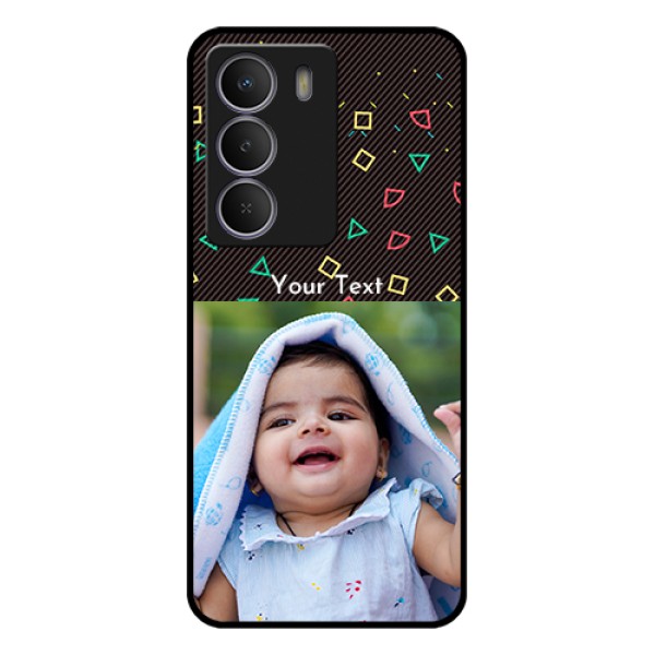 Realme Narzo 80 Lite Custom Glass Phone Case - With Confetti Birthday Design Realme Narzo 80 Lite Custom Glass Phone Case - With Confetti Birthday Design