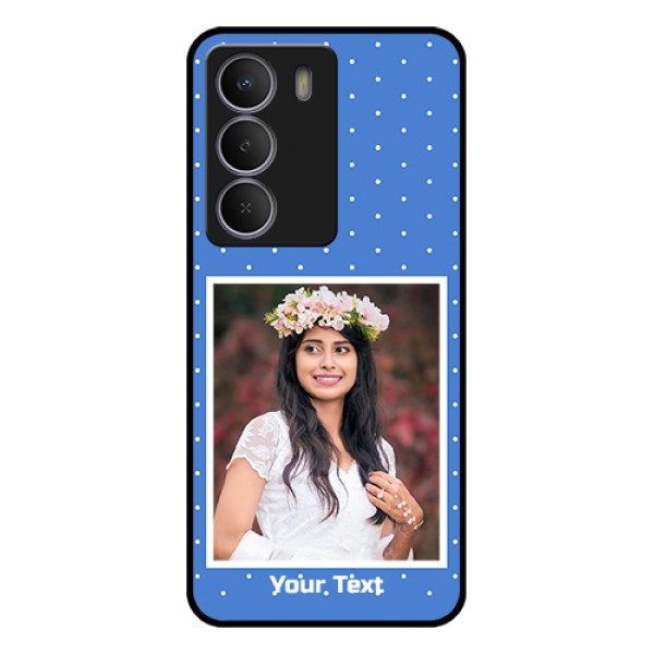 Realme Narzo 80 Lite Custom Glass Phone Case - Polka Dots Design