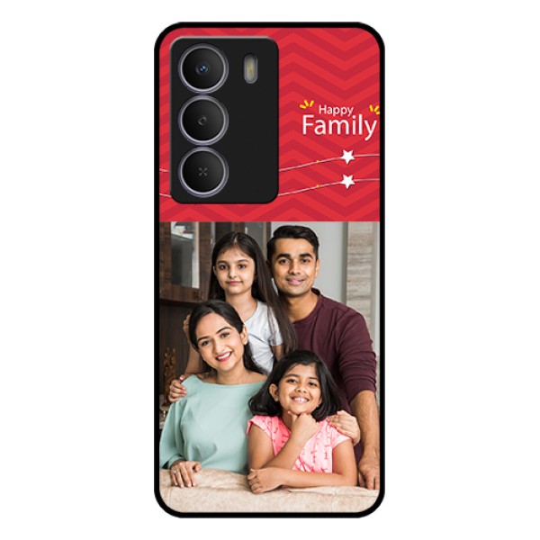 Realme Narzo 80 Lite Custom Glass Phone Case - Happy Family Design