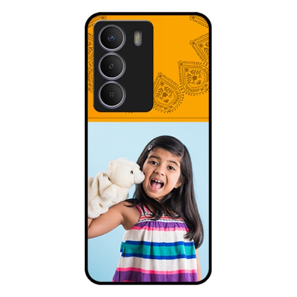 Realme Narzo 80 Lite Custom Glass Phone Case - Photo Wedding Design