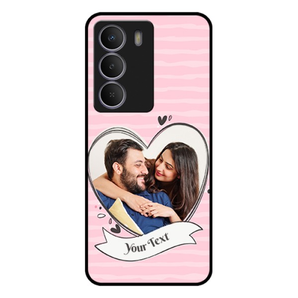 Realme Narzo 80 Lite Custom Glass Phone Case - Vintage Heart Design