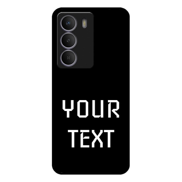 Realme Narzo 80 Lite Custom Glass Phone Case - Your Name Design