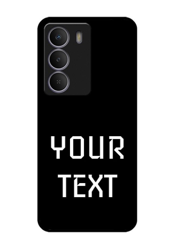 Realme Narzo 80 Lite Custom Glass Phone Case - Your Name Design