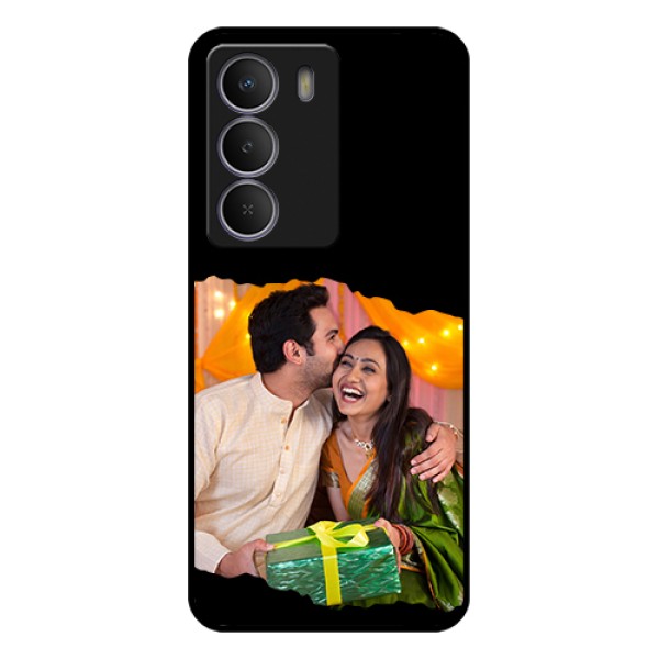 Realme Narzo 80 Lite Custom Glass Phone Case - Tear - Off Design