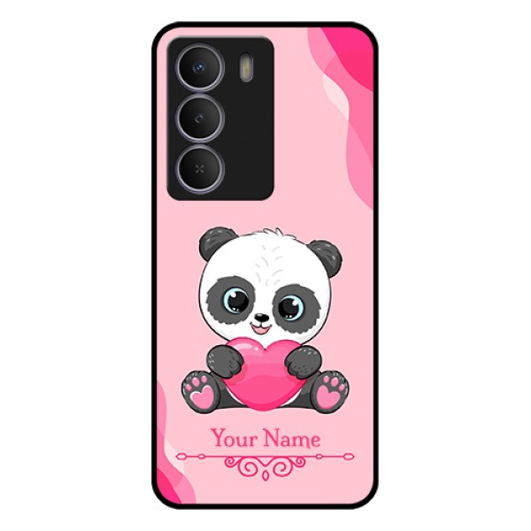 Realme Narzo 80 Lite Custom Glass Phone Case - Cute Panda Design