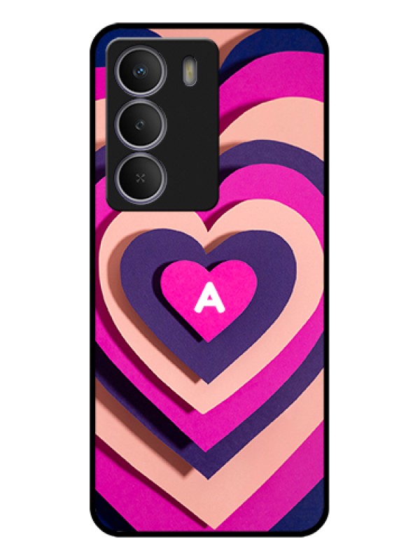 Custom Realme Narzo 80 Lite Custom Glass Phone Case - Cute Heart Pattern Design