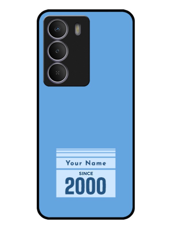 Custom Realme Narzo 80 Lite Custom Glass Phone Case - Custom Year Of Birth Design