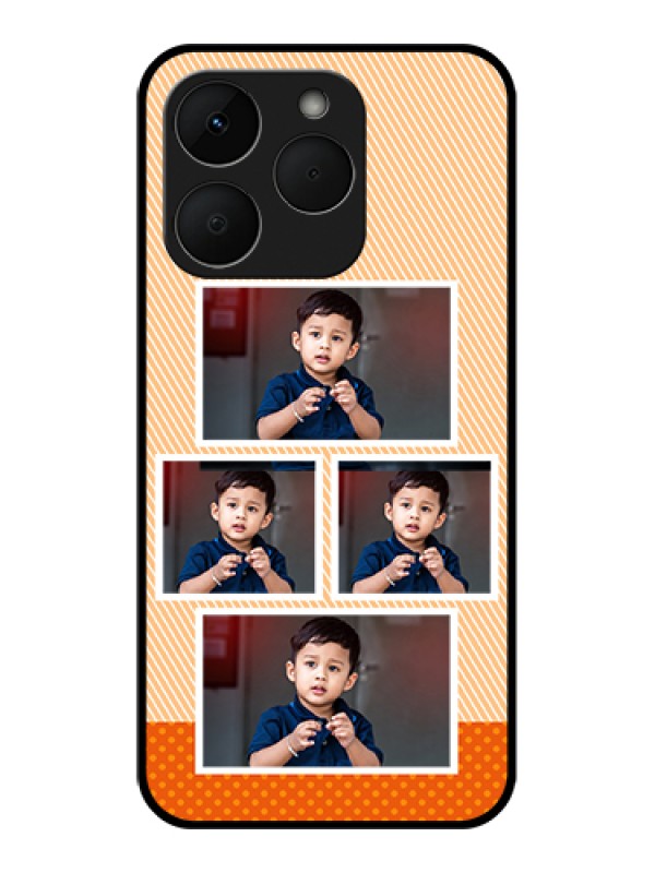 Custom Realme Narzo 90 5G Custom Glass Phone Case - Bulk Photos Upload Design