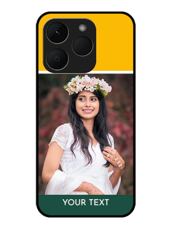 Custom Realme Narzo 90 5G Custom Glass Phone Case - Love You Design