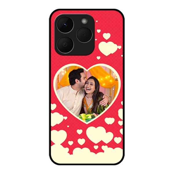Realme Narzo 90 5G Custom Glass Phone Case - Love Symbols Phone Cover Design Realme Narzo 90 5G Custom Glass Phone Case - Love Symbols Phone Cover Design