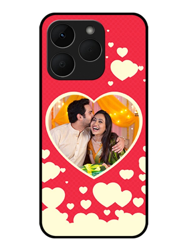 Custom Realme Narzo 90 5G Custom Glass Phone Case - Love Symbols Phone Cover Design