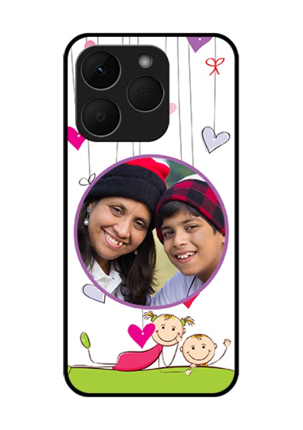 Realme Narzo 90 5G Custom Glass Phone Case - Cute Kids Phone Case Design
