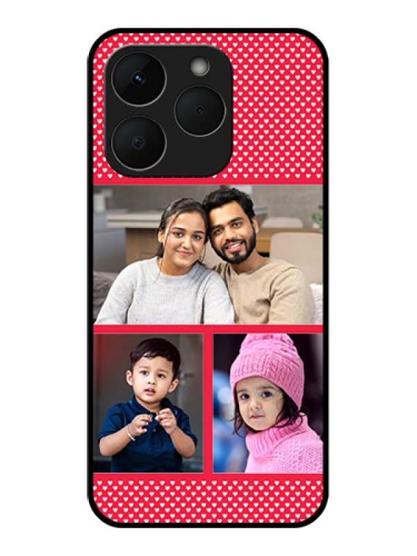 Custom Realme Narzo 90 5G Custom Glass Phone Case - Bulk Photo Upload Design