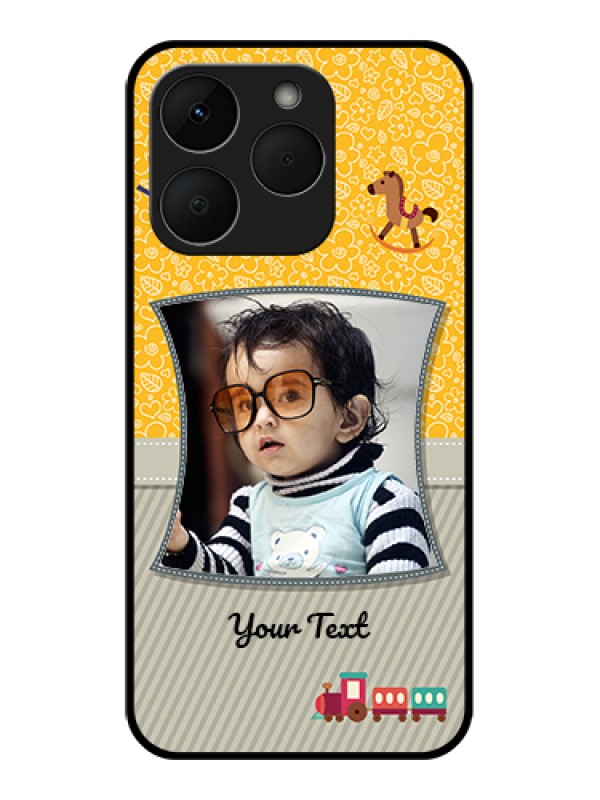 Custom Realme Narzo 90 5G Custom Glass Phone Case - Baby Picture Upload Design