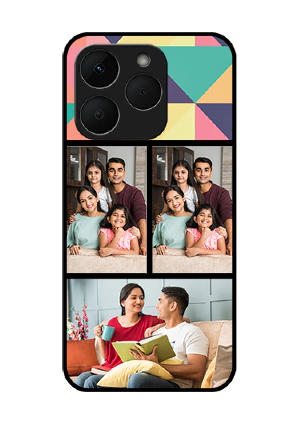 Realme Narzo 90 5G Custom Glass Phone Case - Bulk Pic Upload Design
