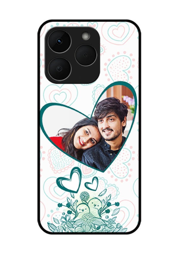 Realme Narzo 90 5G Custom Glass Phone Case - Premium Couple Design
