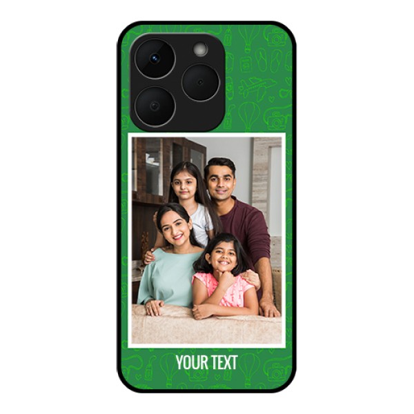 Realme Narzo 90 5G Custom Glass Phone Case - Picture Upload Design Realme Narzo 90 5G Custom Glass Phone Case - Picture Upload Design