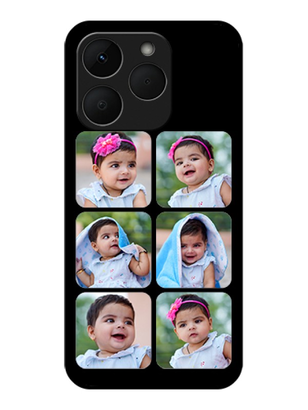 Custom Realme Narzo 90 5G Custom Glass Phone Case - Multiple Pictures Design