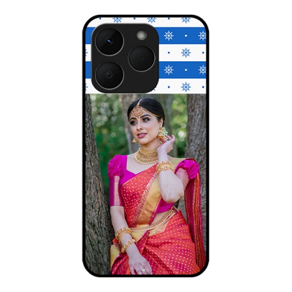 Realme Narzo 90 5G Custom Glass Phone Case - Snow Pattern Design