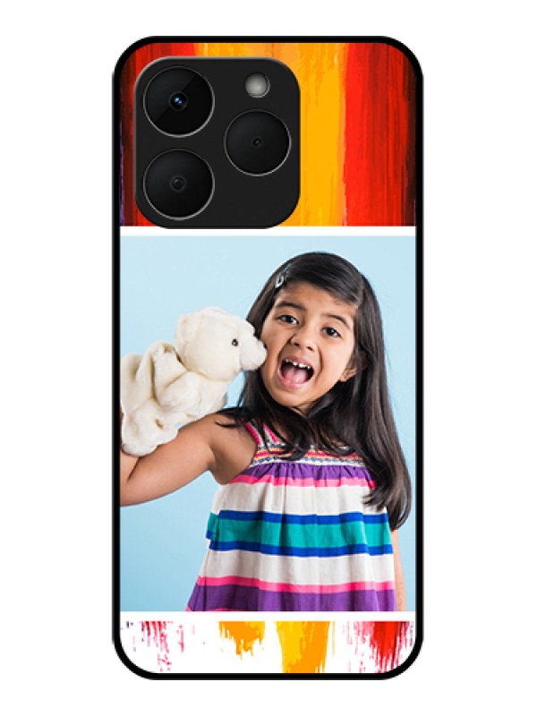 Custom Realme Narzo 90 5G Custom Glass Phone Case - Multi Color Design