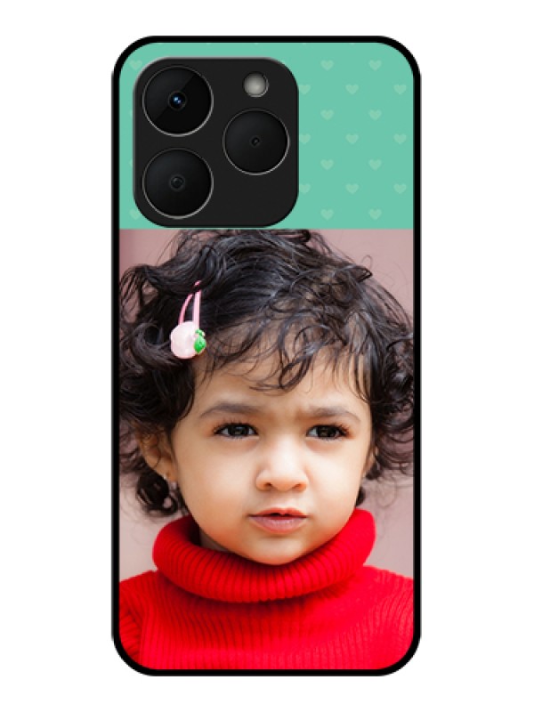 Custom Realme Narzo 90 5G Custom Glass Phone Case - Lovers Picture Design