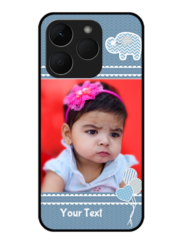 Custom Realme Narzo 90 5G Custom Glass Phone Case - With Kids Pattern Design