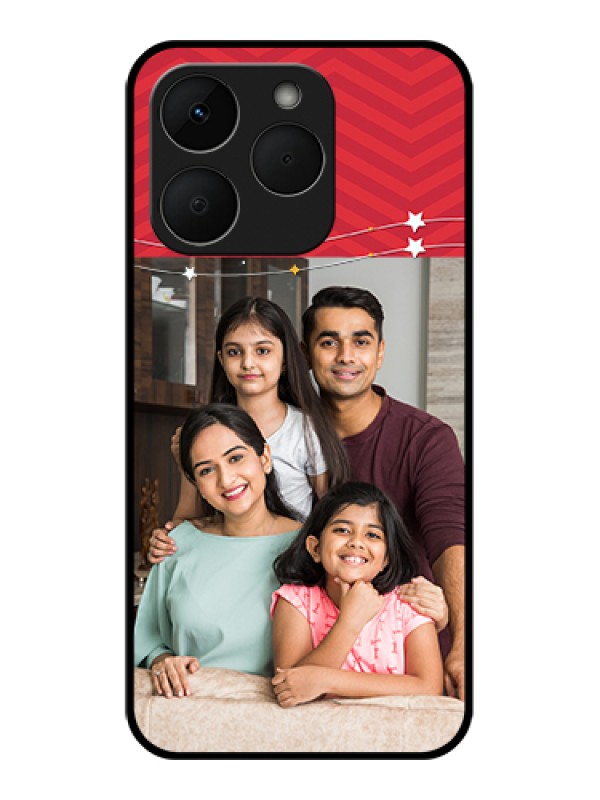 Custom Realme Narzo 90 5G Custom Glass Phone Case - Happy Family Design