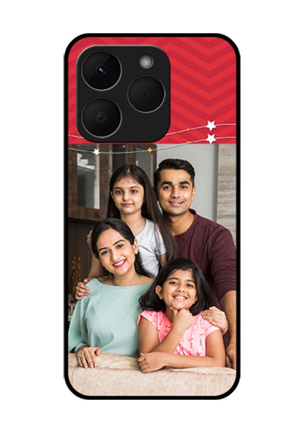 Realme Narzo 90 5G Custom Glass Phone Case - Happy Family Design